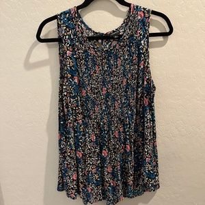 Torrid floral tank, size 0